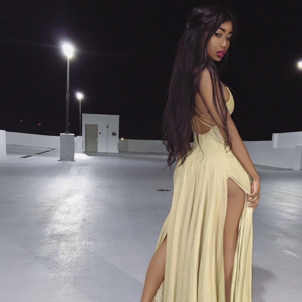 Shroom Moon Strappy Spliced Dress